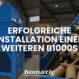 Bomatic Erfolgreiche Installation Einer Weiteren B1000S